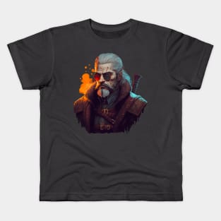 Retro Geralt Kids T-Shirt